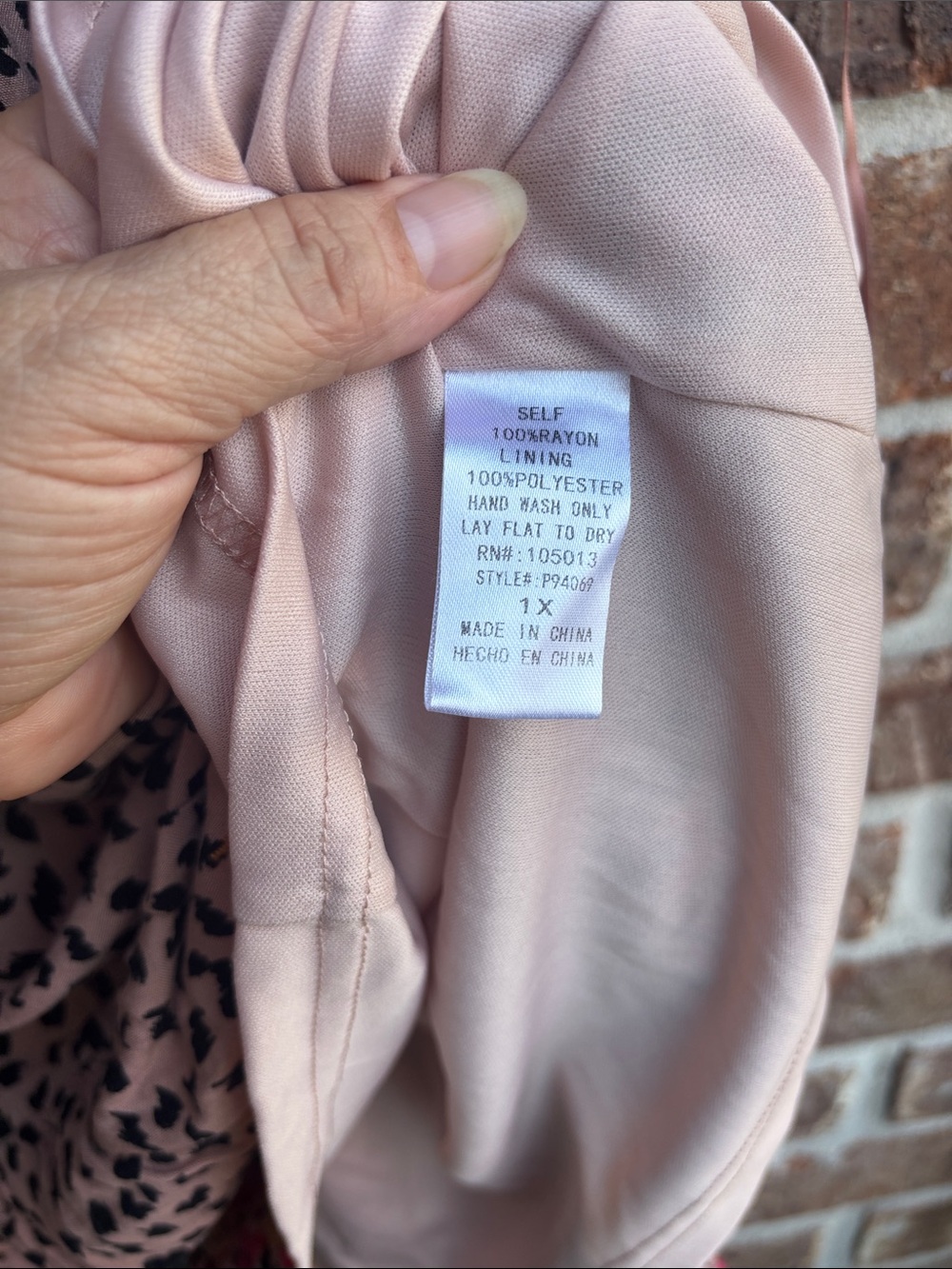 Savanna Jane leopard print Blush Pink with Multicolor Embroidery - Picture 5 of 7